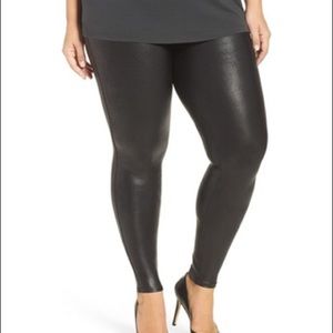 Spanx Faux Leather Plus size leggings 1X